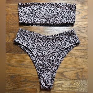 SHEIN Leopard Bikini